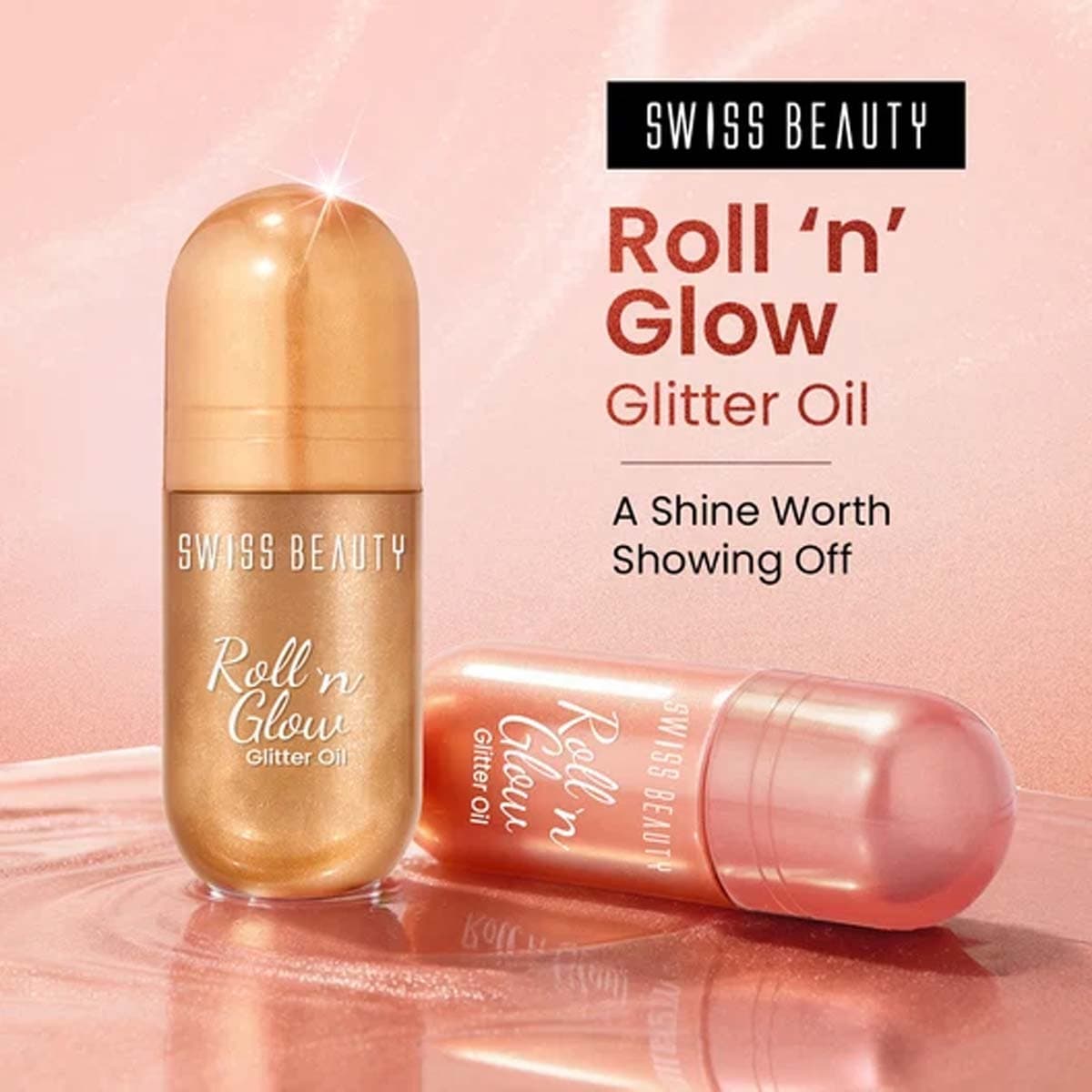 Swiss Beauty Roll 'n' Glow Glitter Oil