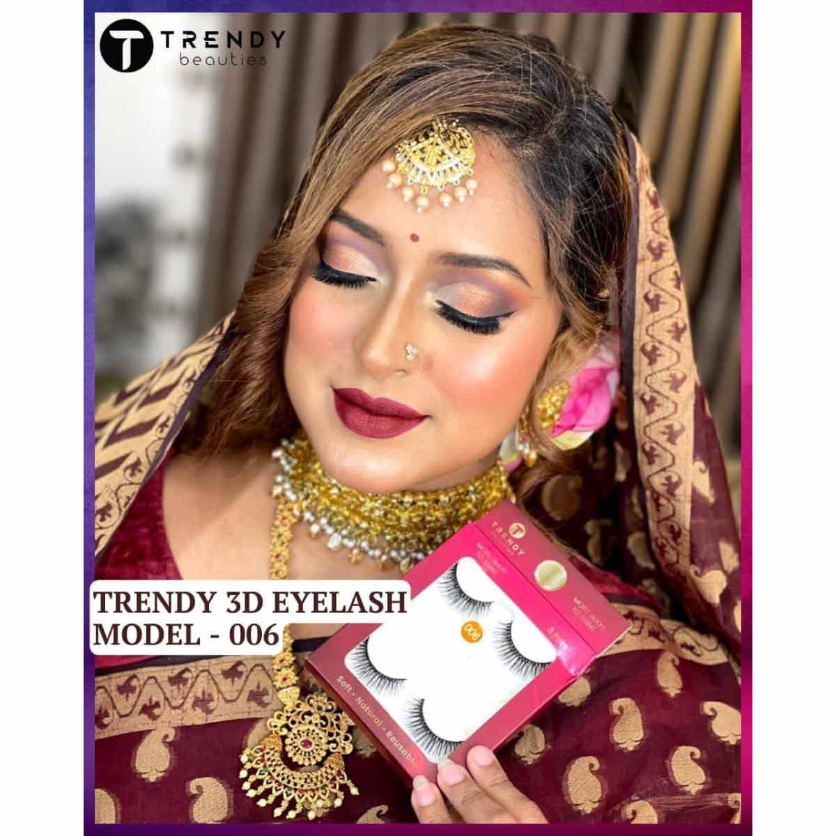 Trendy Beauty 3 Pair Eyelash - 006