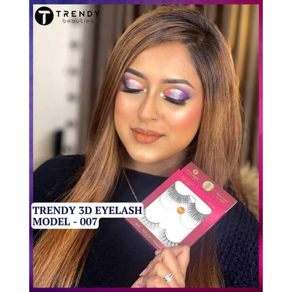 Trendy Beauty 3 Pair Eyelash - 007
