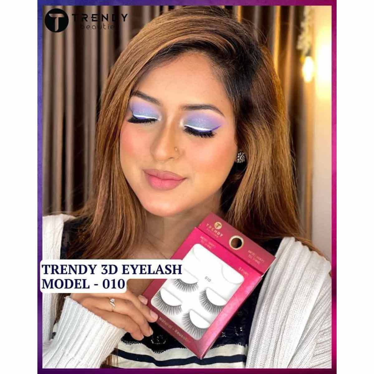 Trendy Beauty 3 Pair Eyelash - 010