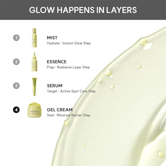 Arencia Vitamin C Glow Booster Gel Cream