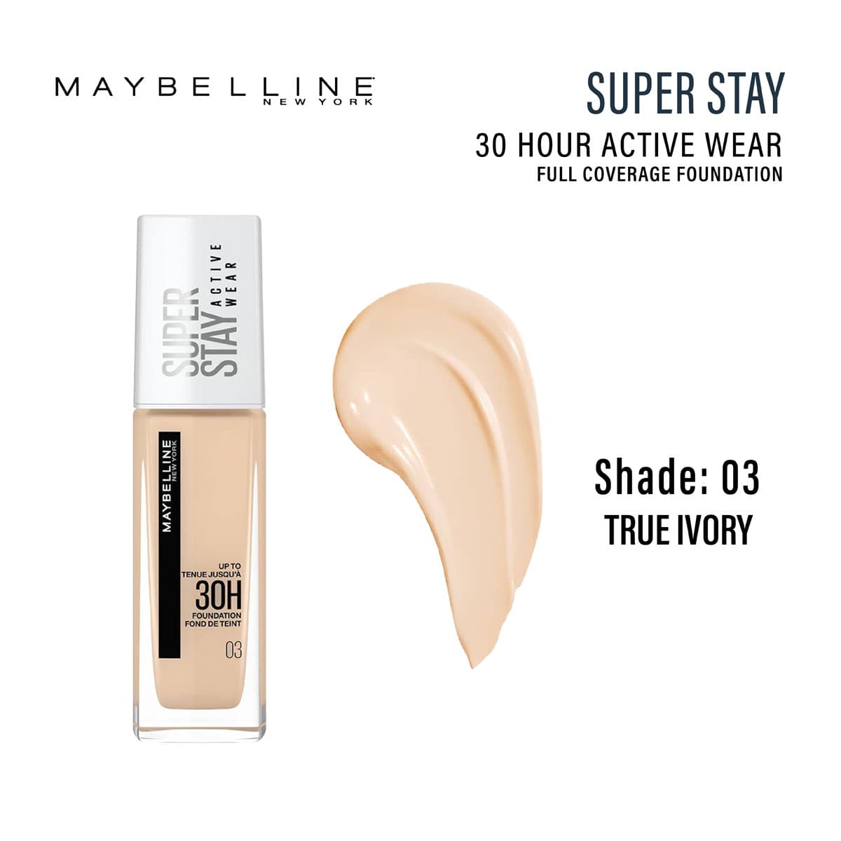 Maybelline Superstay 30 Hour Active Wear Full Coverage Foundation