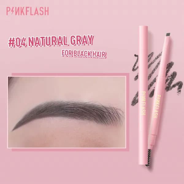 E09 Pink Flash Waterproof Auto Eyebrow Pencil