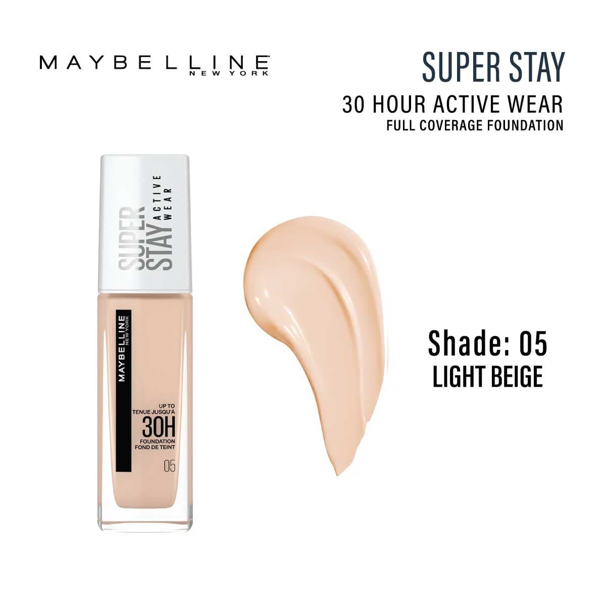 Maybelline Superstay 30 Hour Active Wear Full Coverage Foundation