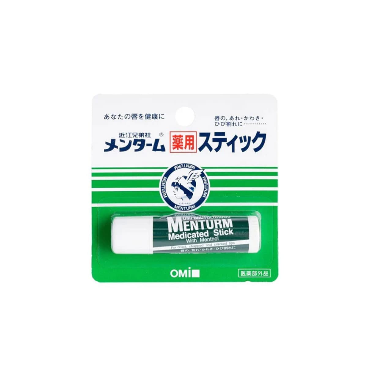 Omi Brotherhood Menturm Medicated Stick with Menthol
