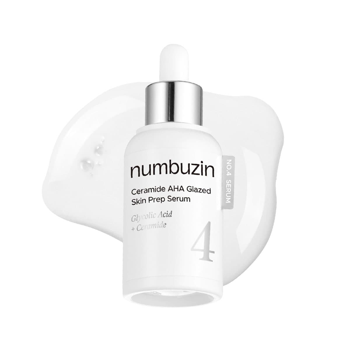 Numbuzin No.4 Ceramide AHA Glazed Skin Prep Serum