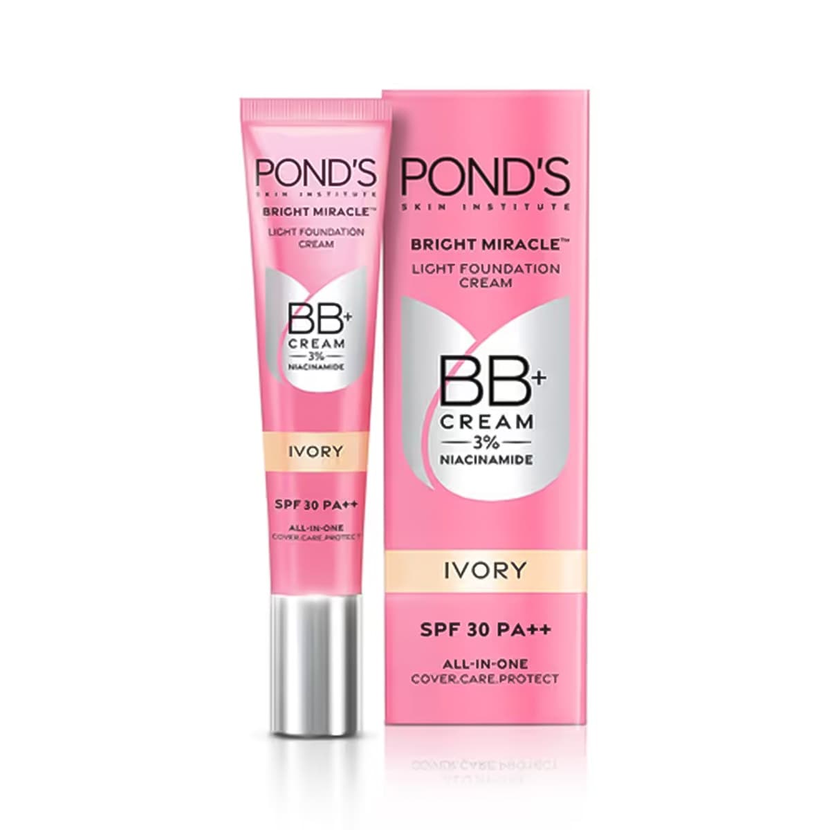 Ponds BB+ Cream 3% Niacinamide SPF 30 PA++  (Shade Ivory)