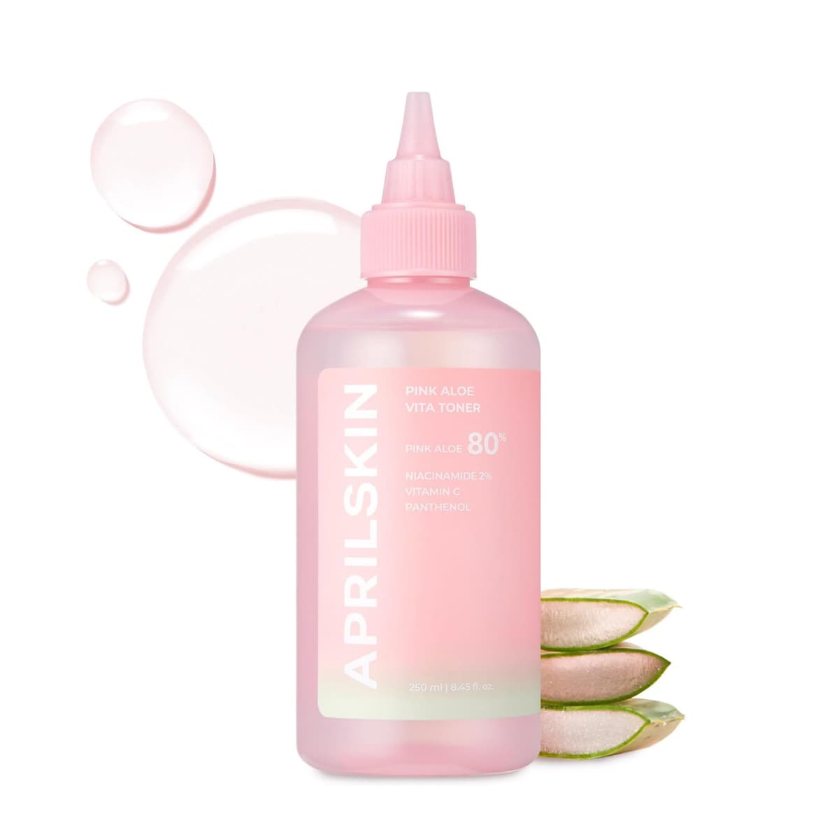 APRILSKIN Pink Aloe Vitamin C Soothing & Brightening Toner (Exp - Sep/27)