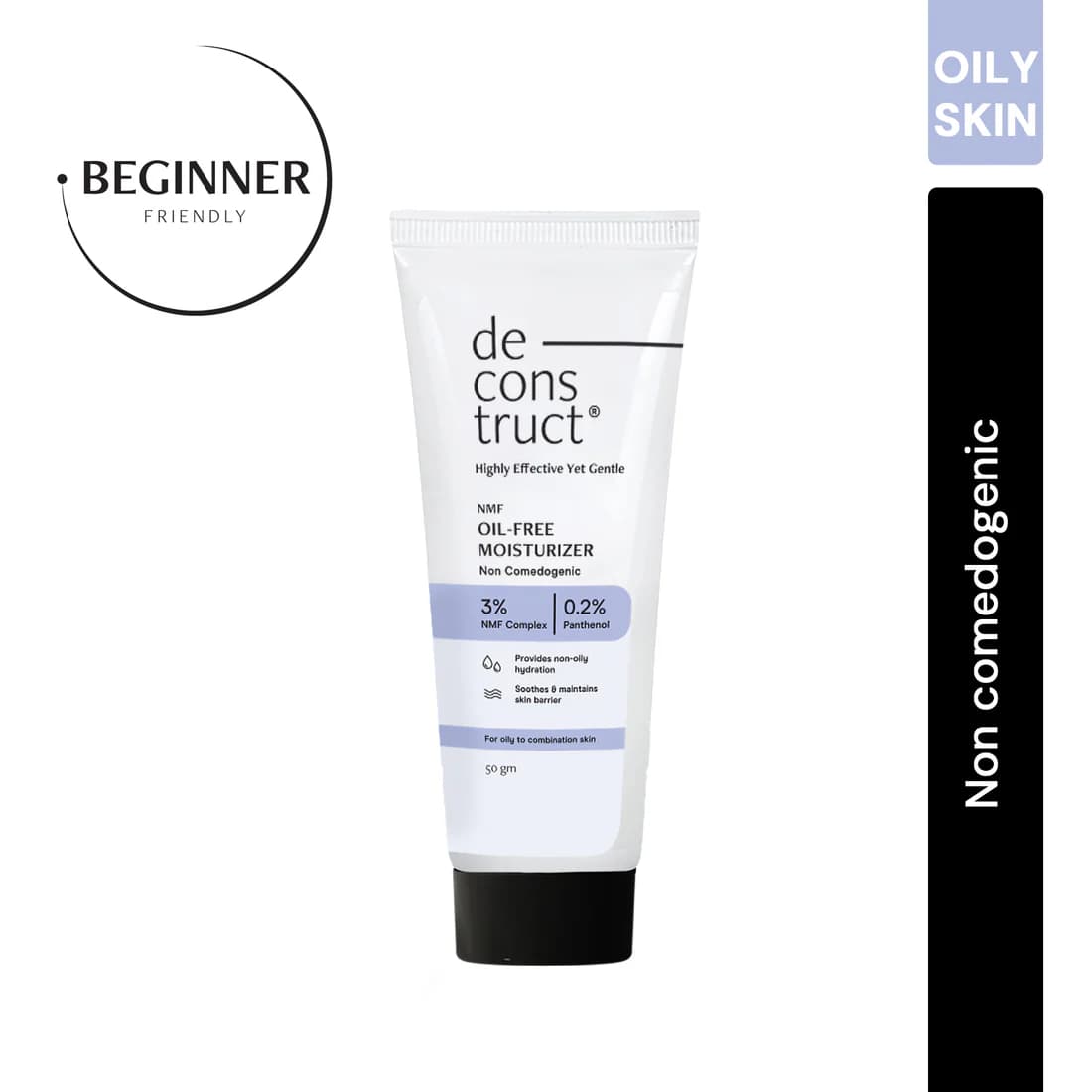 Deconstruct Oil-Free Moisturizer for Oily Skin - 3% NMF Complex + 0.2% Panthenol