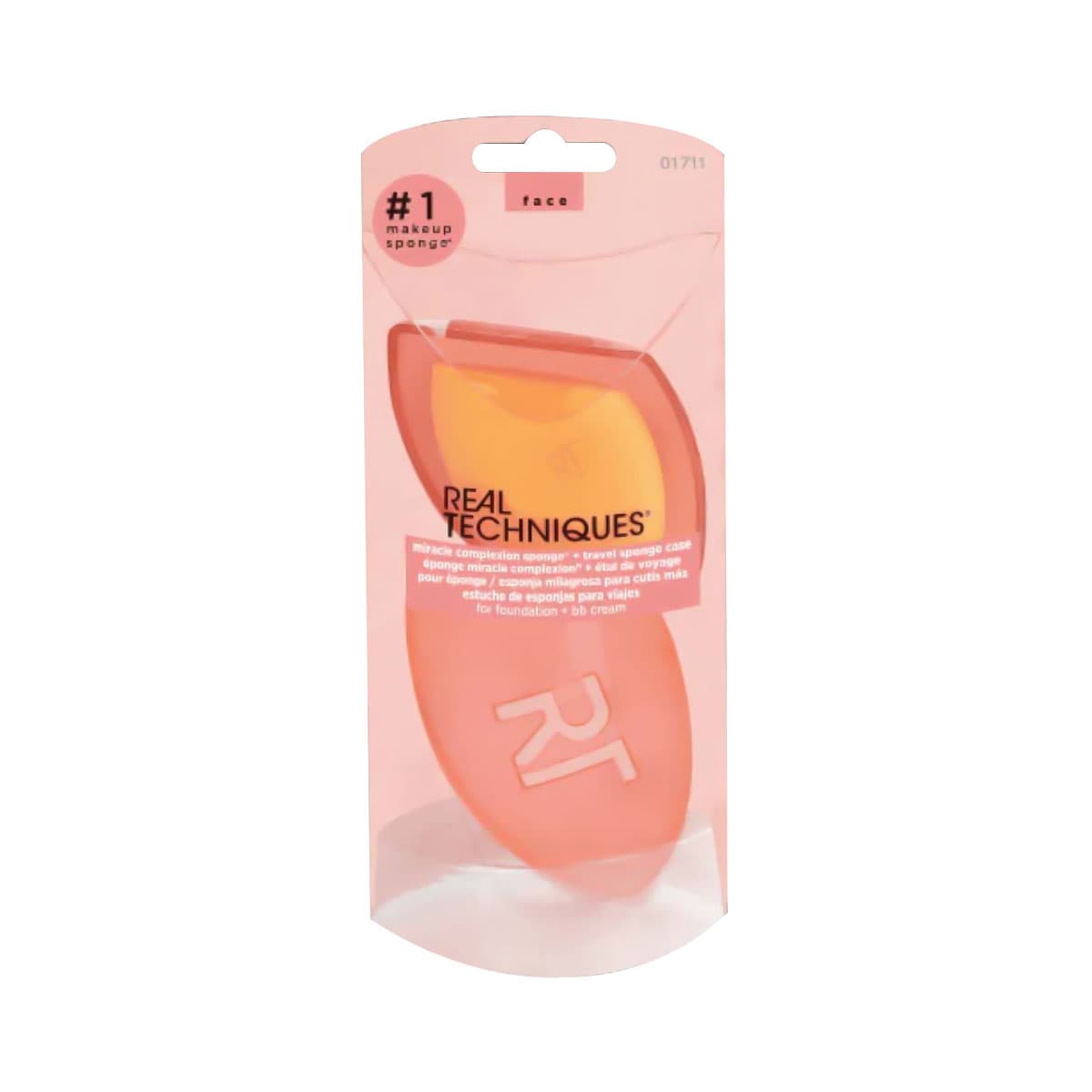 Real Techniques Miracle Complexion Sponge Makeup Blender + Travel Case