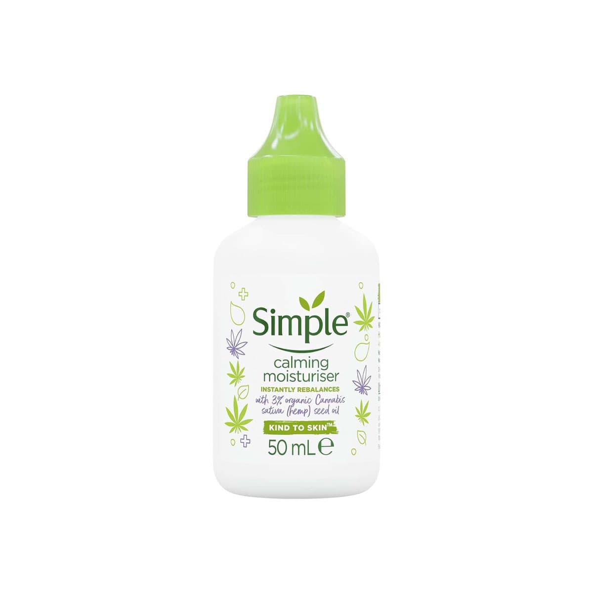 Simple Calming Moisturiser with hemp seed oil