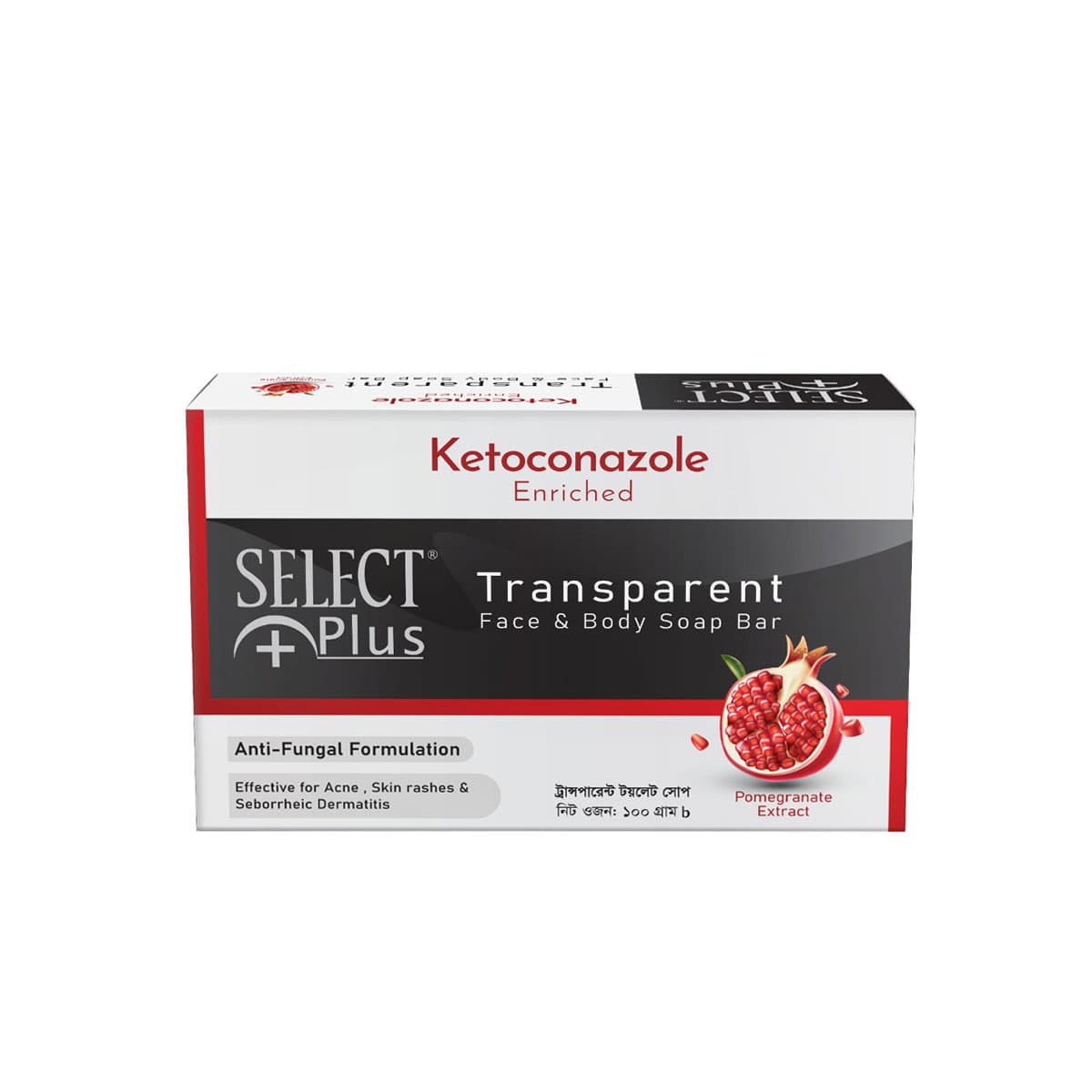 Select Plus Transparent Face & body Soap Bar