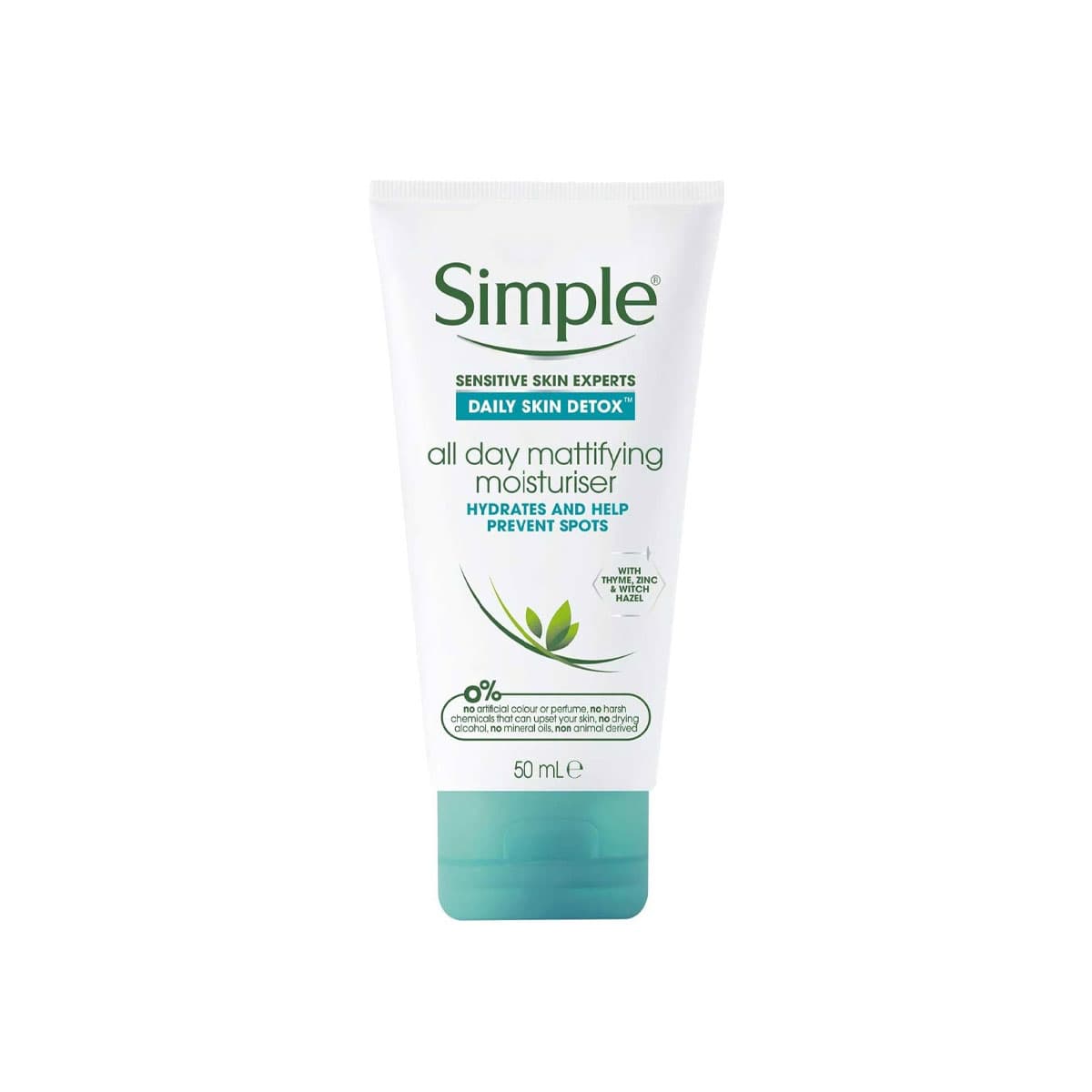 Simple Daily Skin Detox All Day Mattifying Moisturiser