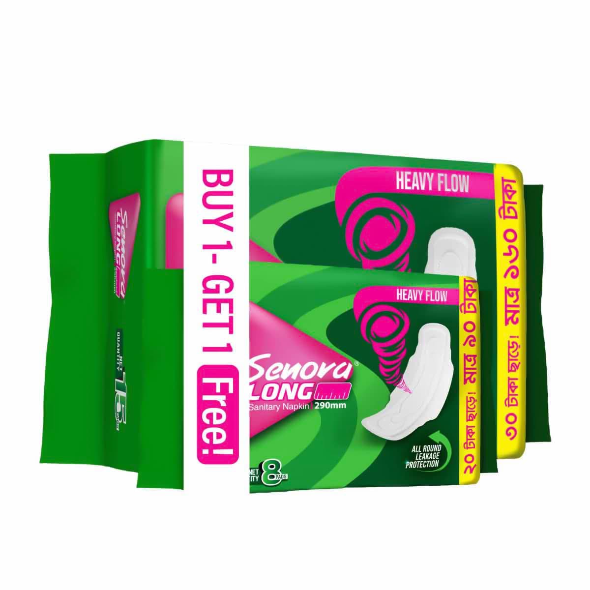 Buy 1 Senora Heavy Flow Sanitary Napkin 15 Pads & Get 8 Pads Free