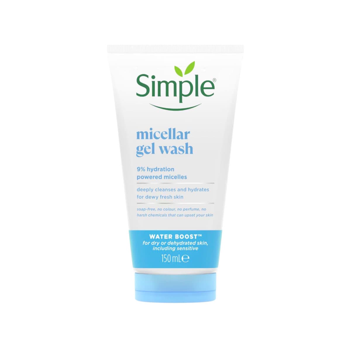 Simple Water Boost Micellar Facial Gel Wash