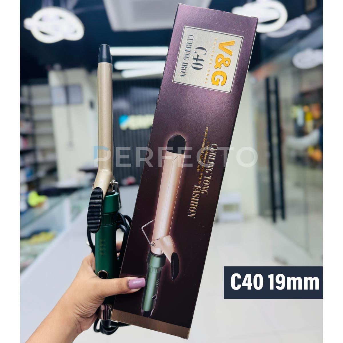 V&G Professional C40 Curling Iron 19mm
