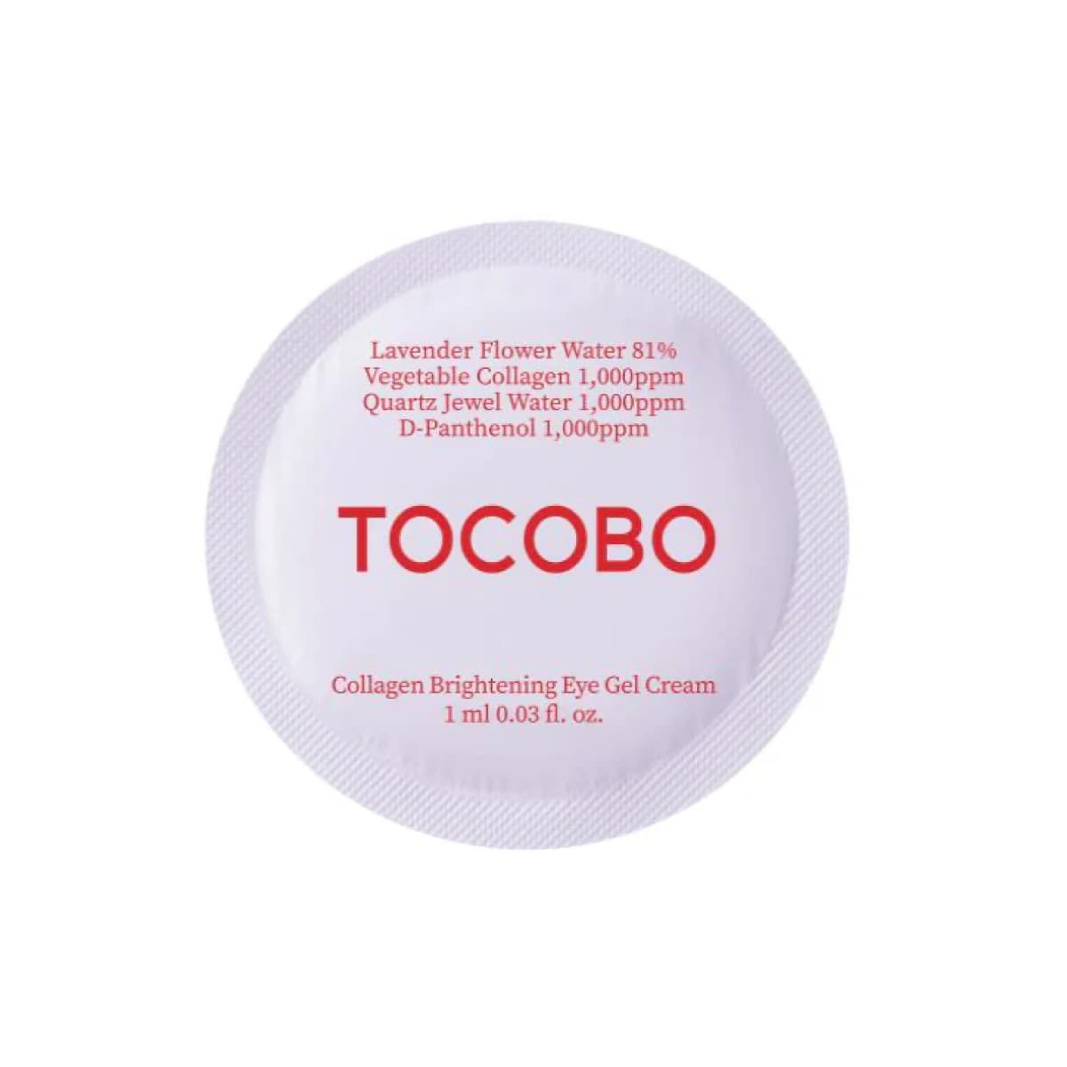Tocobo Collagen Brightening Eye Gel Cream (Sachet)