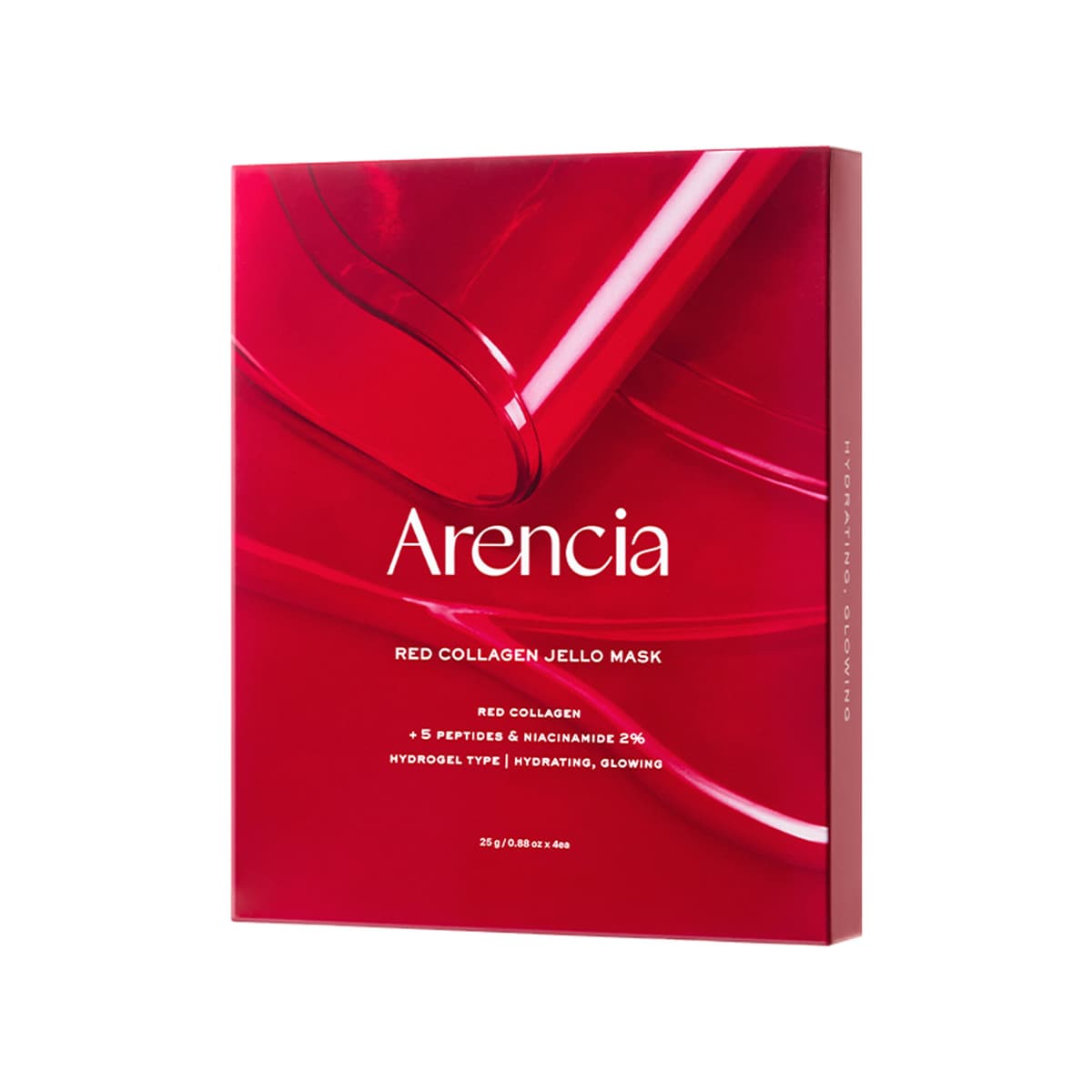 Arencia Red Collagen Jello Mask (4 Pcs Mask)