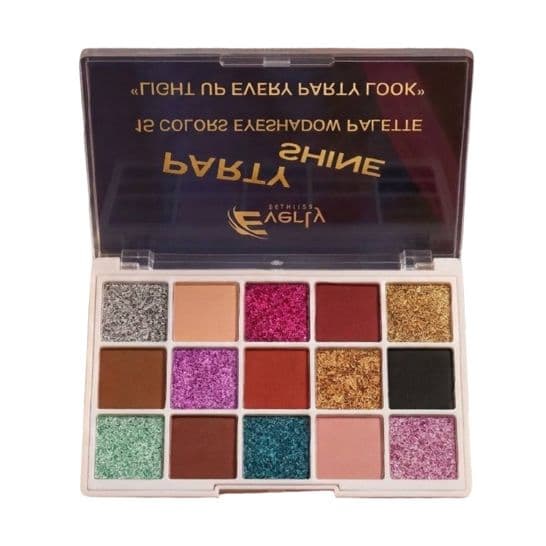 Everly 15 Colors Eyeshadow Palette (Party Shine)