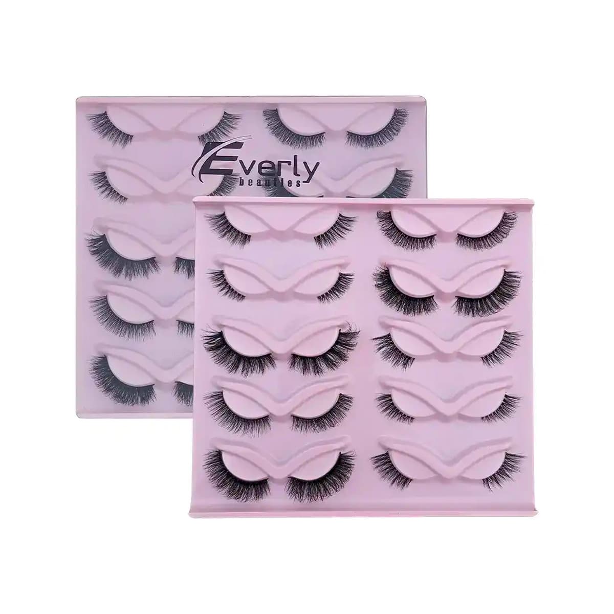 Everly Beauties 10Pairs Mixed Style Eyelash Set