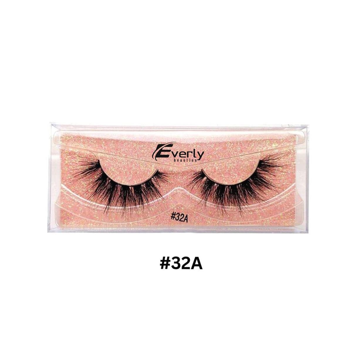 Everly Beauties Mink Hair Single Pair Eyelash #32A