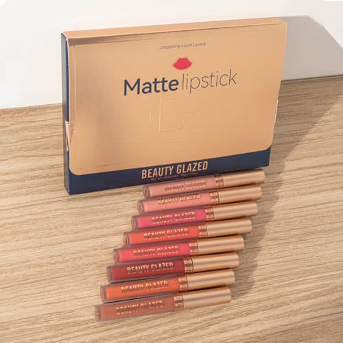 Beauty Glazed New Liquid Matte 8Pcs Lipstick Set (Big)