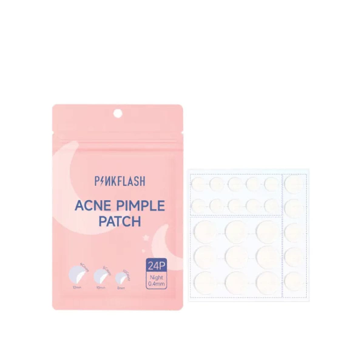 PF-SC58-02 Pink Flash Acne Pimple Night Patch