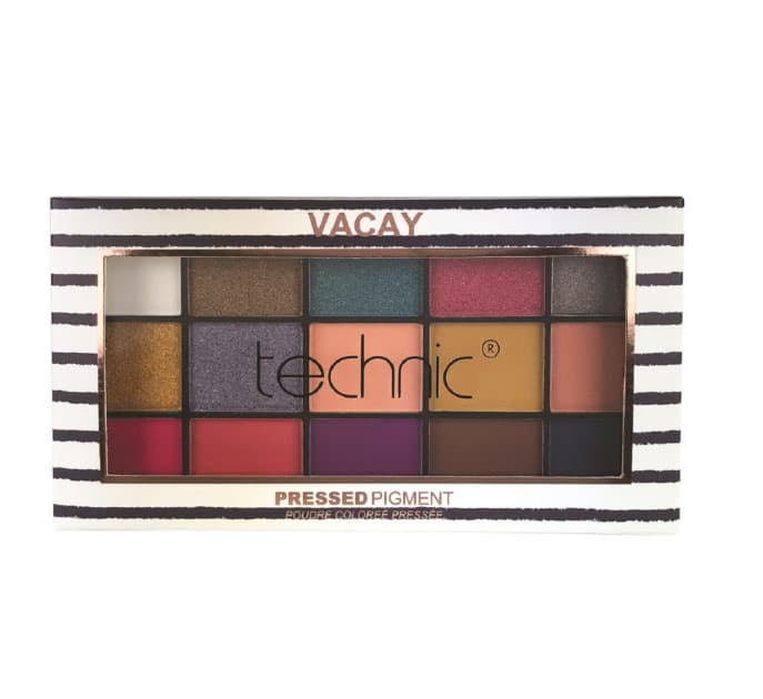 Technic Vacay Pressed Pigment Eyeshadow Palette