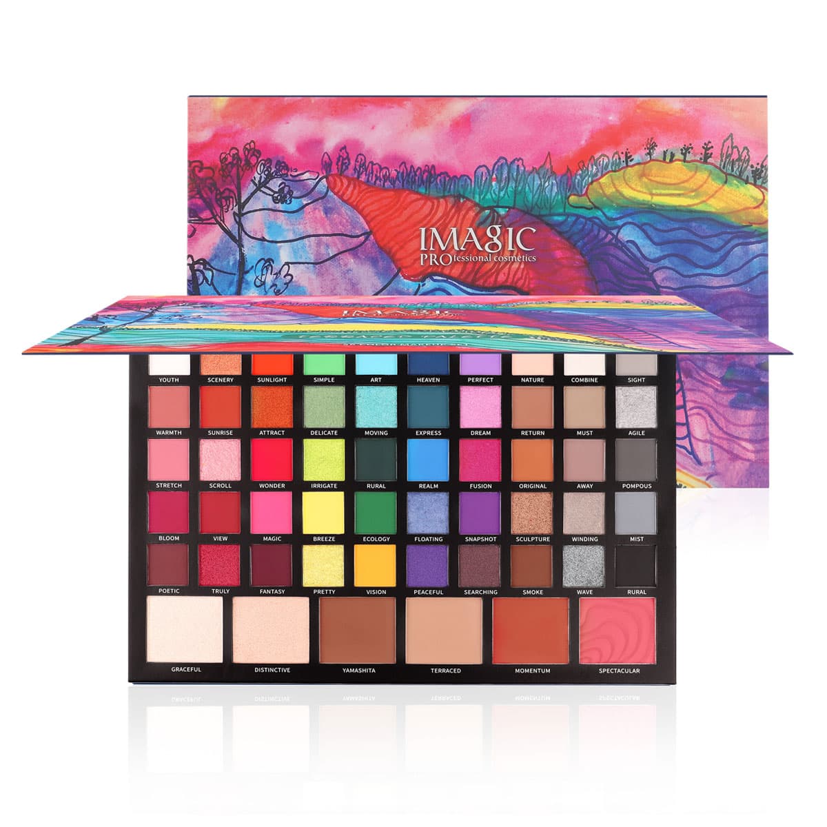 Imagic 56 Color Terraced Eyeshadow Palette