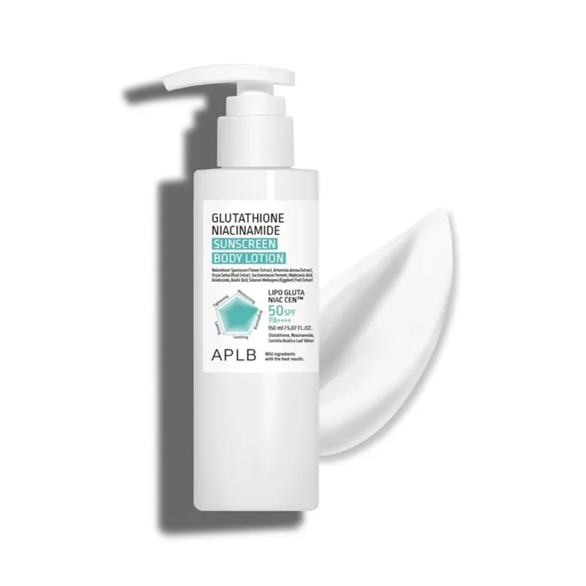 APLB Glutathione Niacinamide Sunscreen Body Lotion SPF50 PA++++