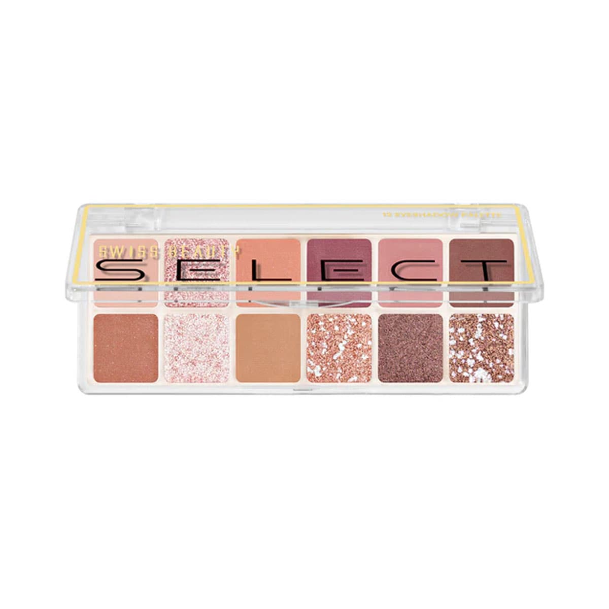 Swiss Beauty Select 12 Eyeshadow Palette - 01 Slow Days
