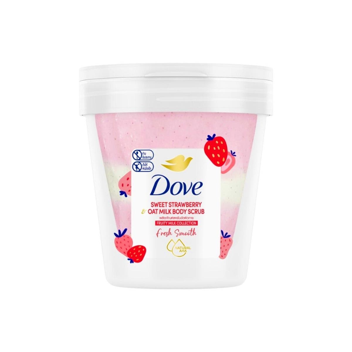 Dove Sweet Strawberry & Oat Milk Body Scrub