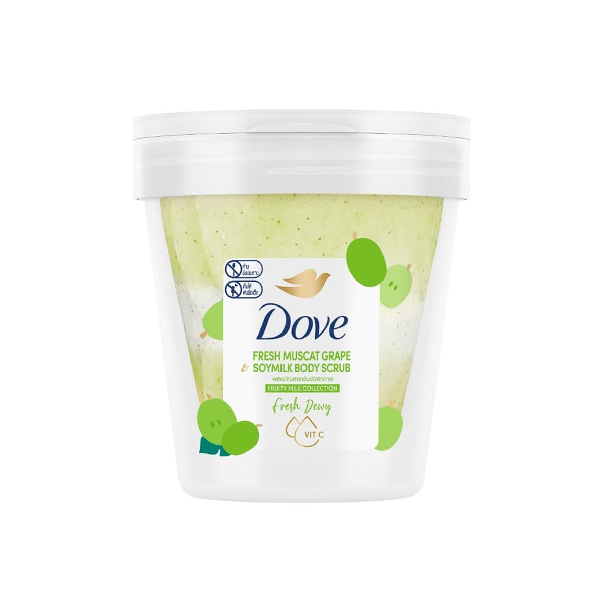 Dove Fresh Muscat Grape & Soymilk Body Scrub