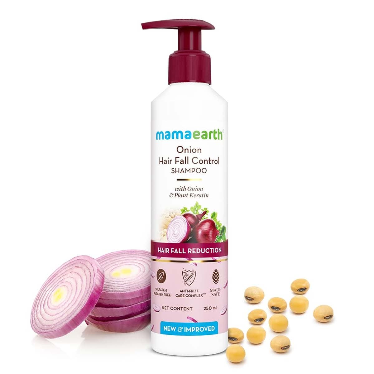 Mamaearth Onion Hair Fall Control Shampoo