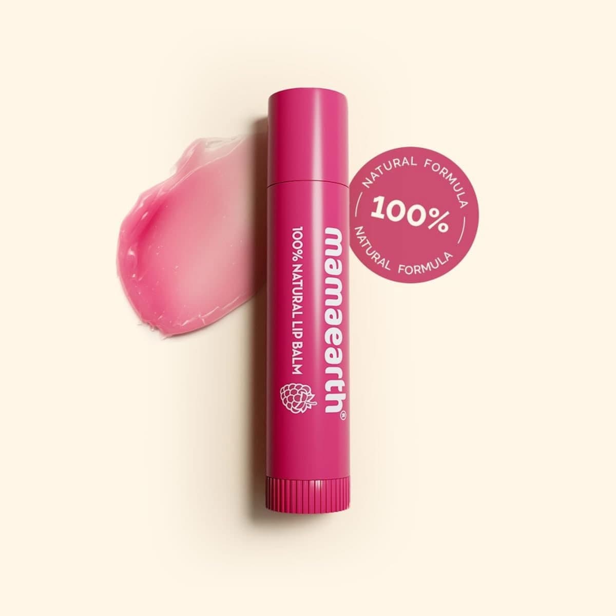Mamaearth Nourishing Tinted Lip Balm With Vitamin E & Raspberry