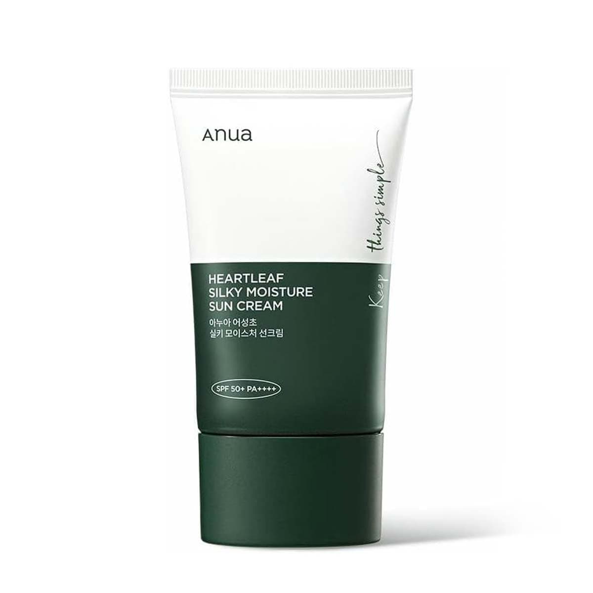 Anua Heartleaf Silky Moisture Sun Cream SPF 50+ PA++++