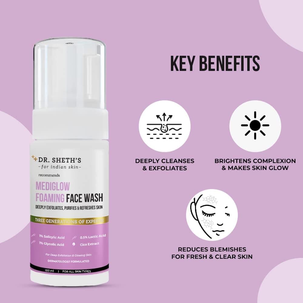 Dr. Sheths Mediglow Foaming Face Wash
