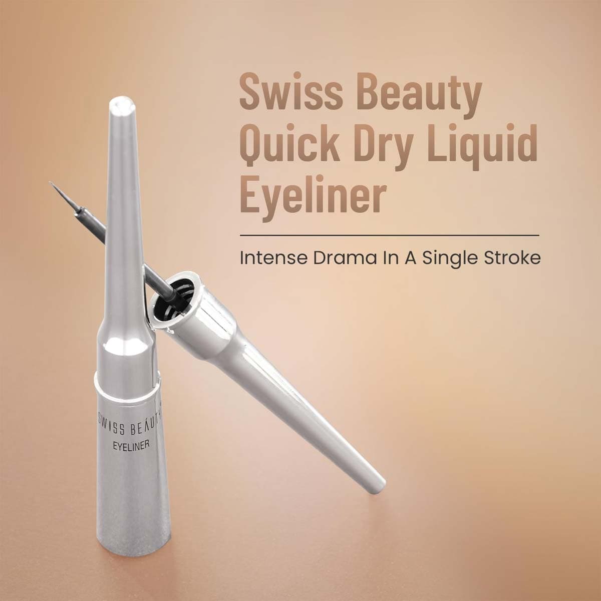 Swiss Beauty Jet Black Long Lasting Liquid Eyeliner