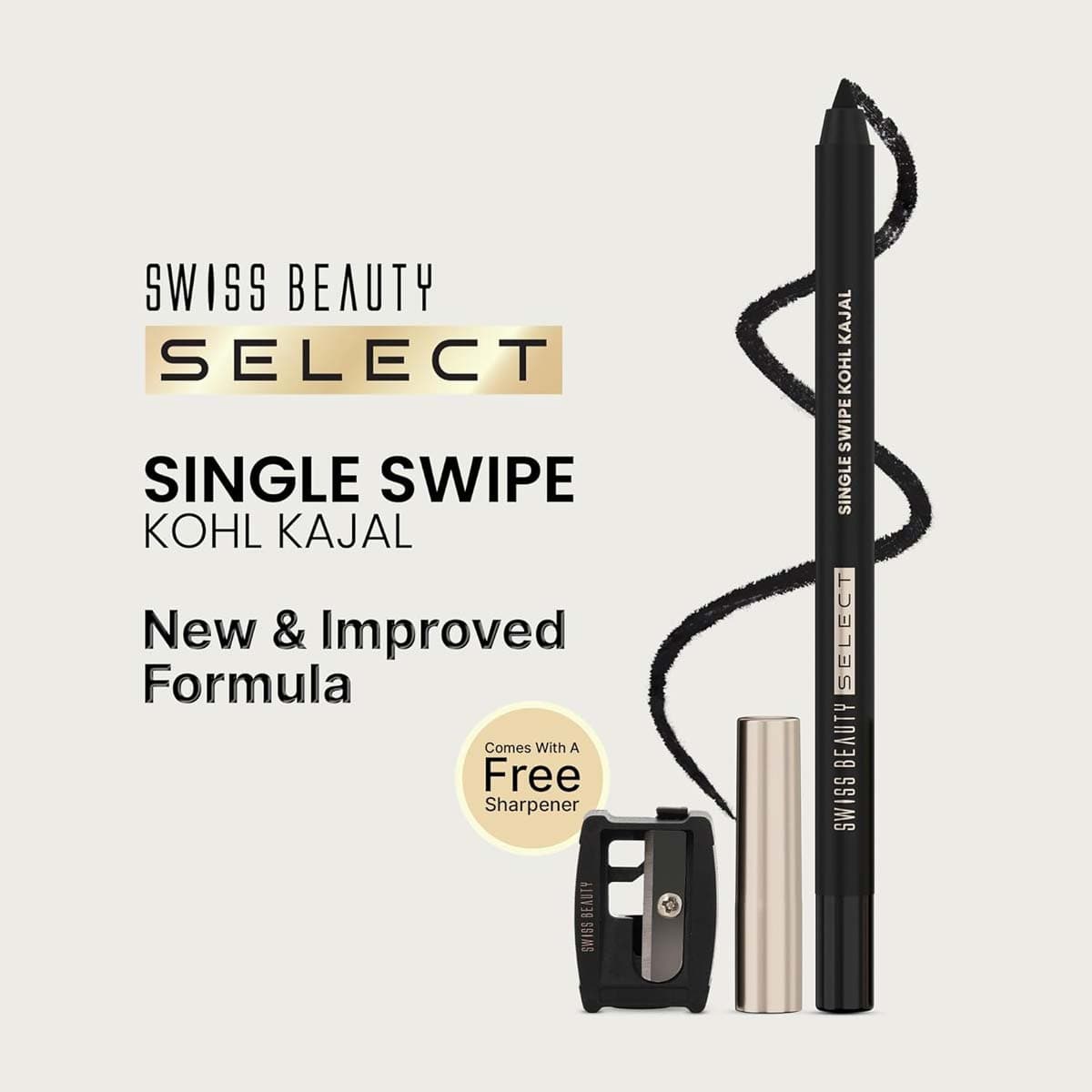 Swiss Beauty Single Swipe Kohl Kajal