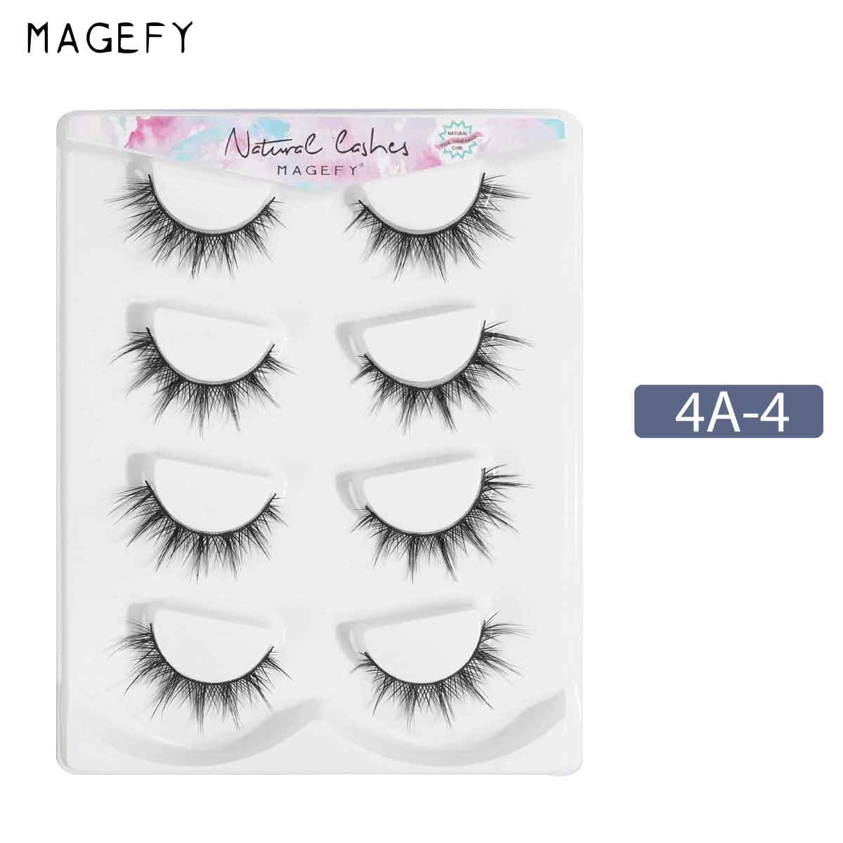 Magefy 4 Pair Eyelash (4A-4)