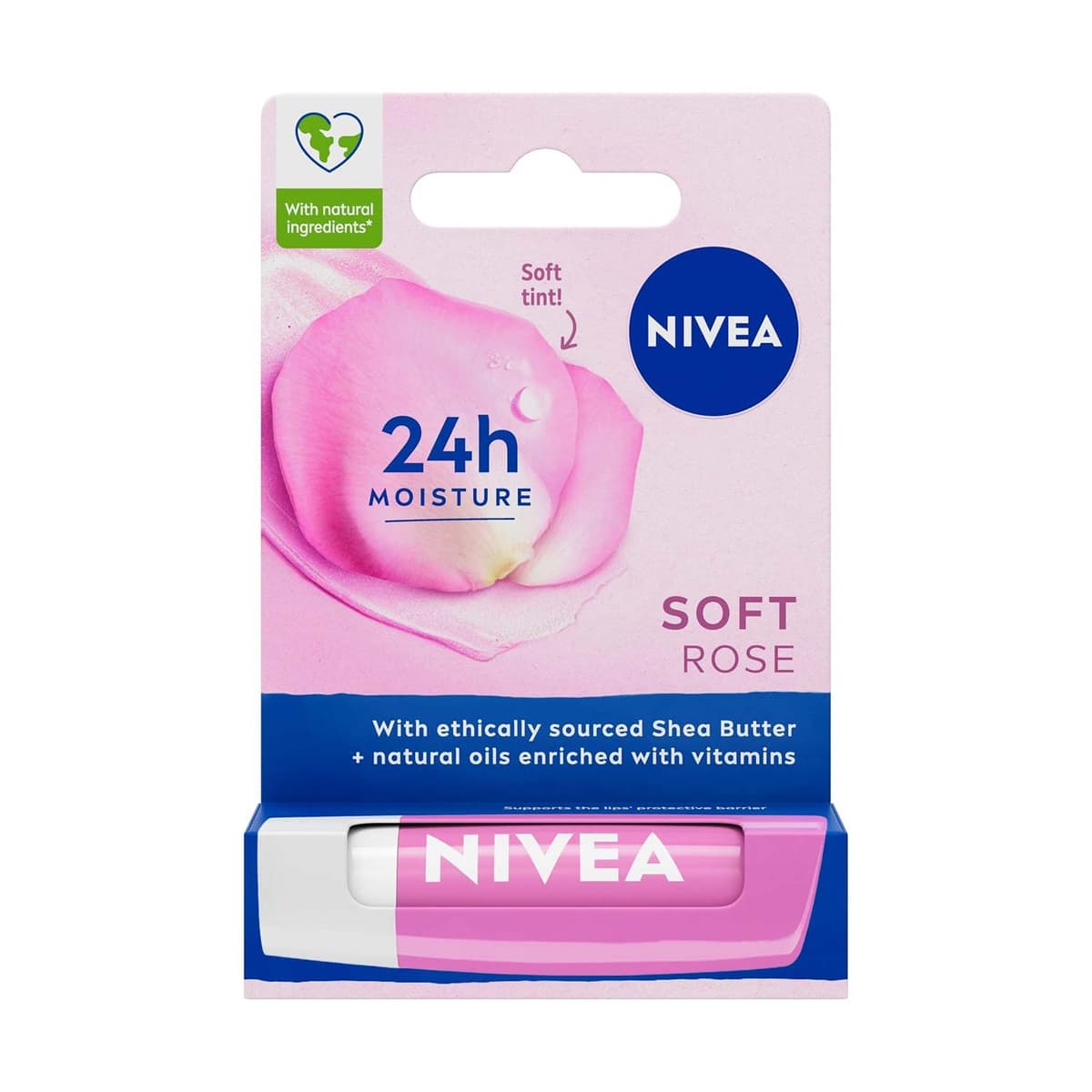 Nivea Soft Rose Caring Lip Balm