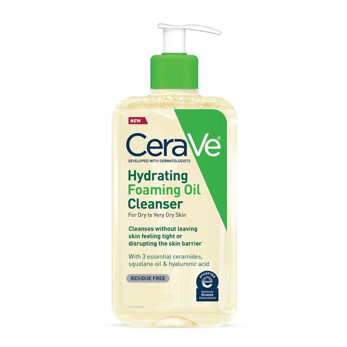 Cera Ve Hydrating Foaming Oil Cleanser For Dry to Very Dry Skin