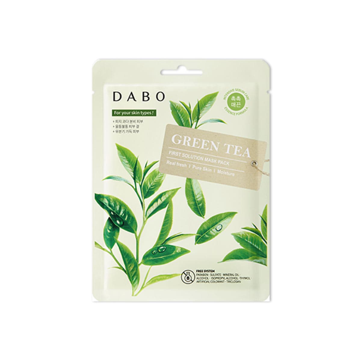 Dabo Green Tea First Solution Sheet Mask