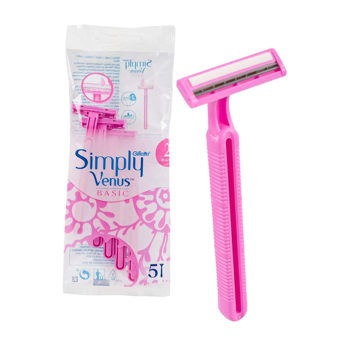 Gillette Simply Venus 5pcs Basic Razors