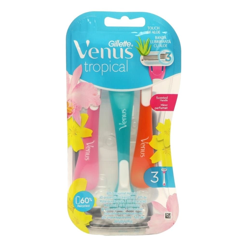Gillette Venus Tropical 3 Pcs Razor