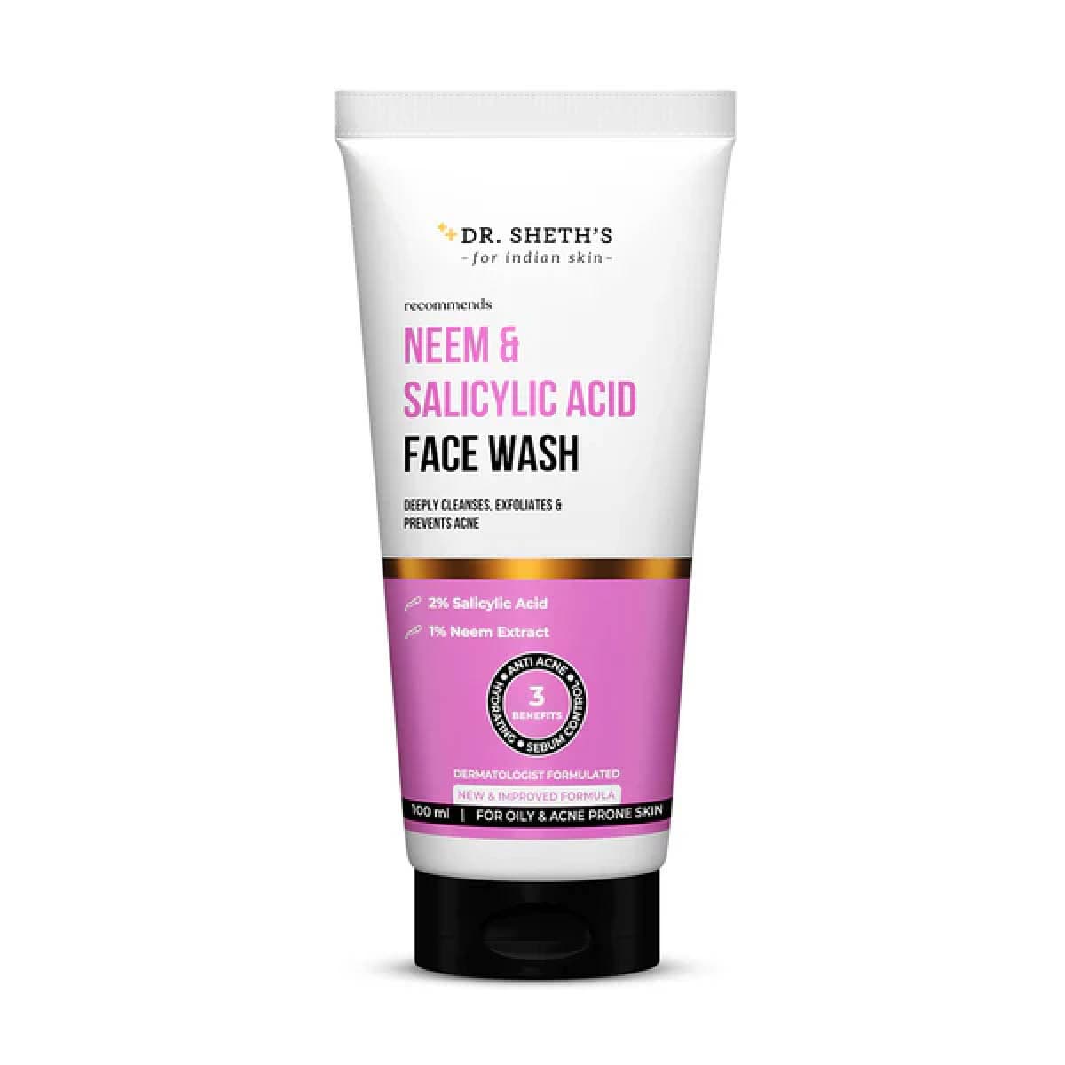 Dr. Sheths Neem & Salicylic Acid Face Wash