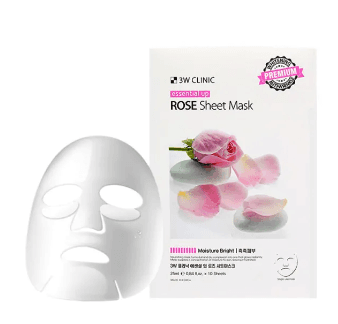 3W Clinic Essential Up Rose Sheet Mask