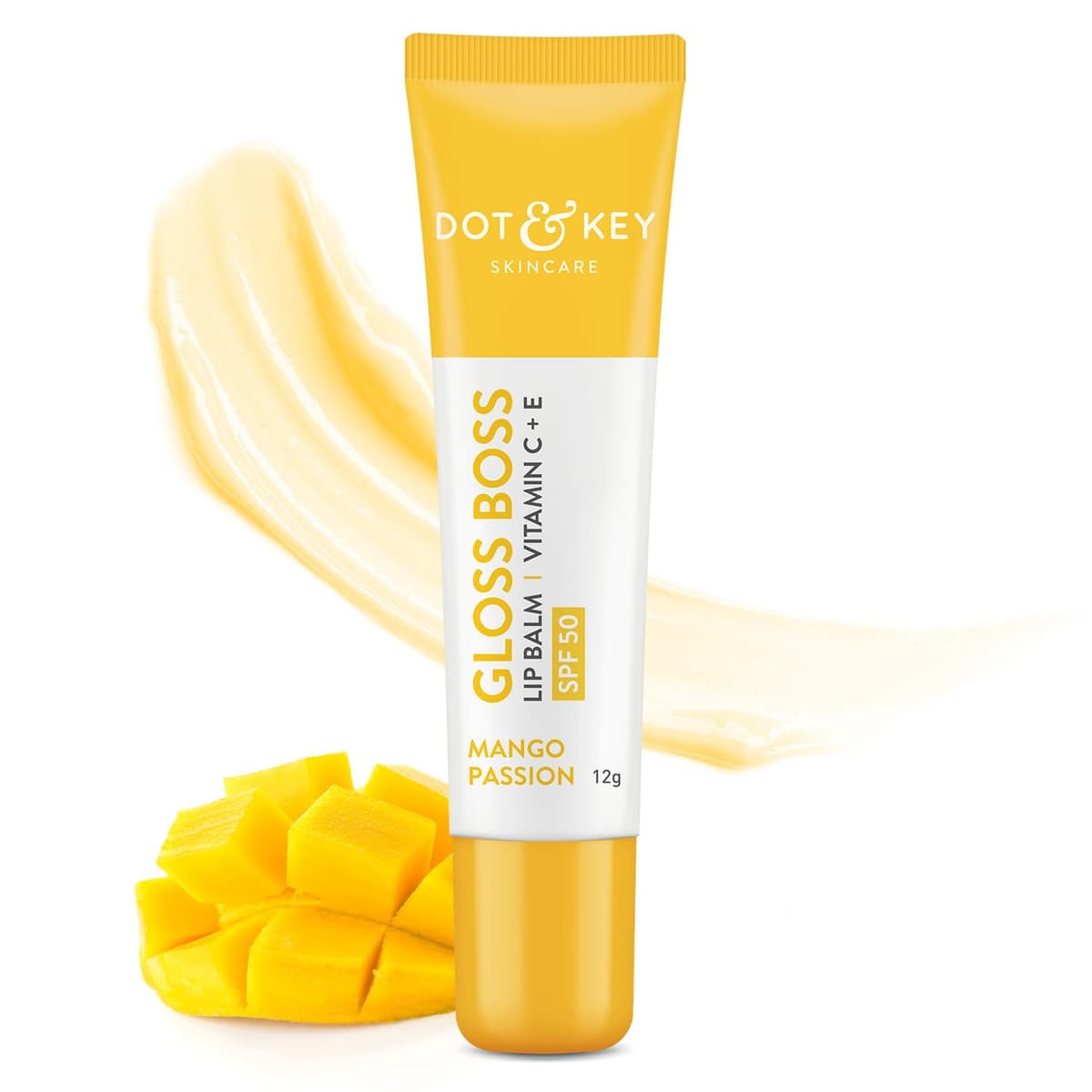 Dot & Key Gloss Boss Vitamin C + E Lip Balm with SPF 50 (Mango Passion)