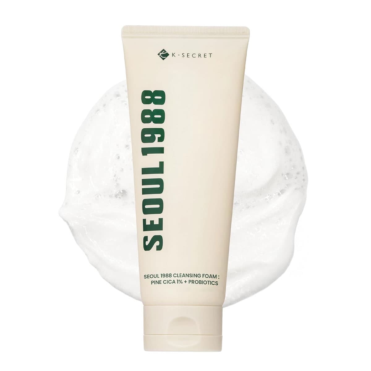 K SECRET SEOUL 1988 Cleansing Foam : Pine Cica 1% + Probiotics