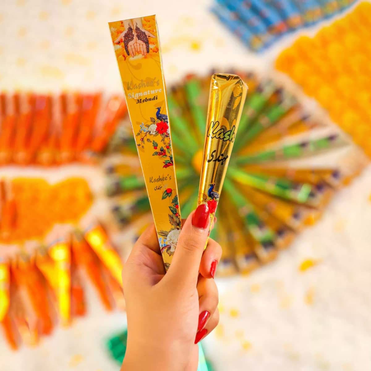 Kashees Signature Cone Mehendi - Golden